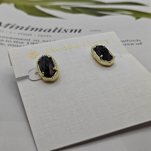 Kendra Scott gold stud earrings - Picture 2 of 3